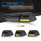 Mitsubishi Lancer Full LED Tail Lights with Sequential Indicators & Dynamic Startup