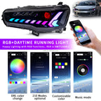 Archaic RGB Full LED Headlights for Mitsubishi Lancer (2008–Up)