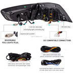 New Full LED Tail Lights for 2008–2017 Mitsubishi Lancer (Plug & Play)
