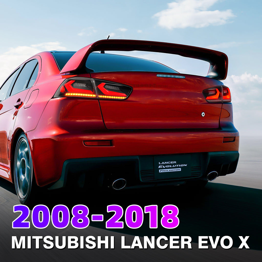 2008-2018 Mitsubishi Lancer Archaic New Design Full LED Rear Lamp with Startup Animation LED Tail Lights