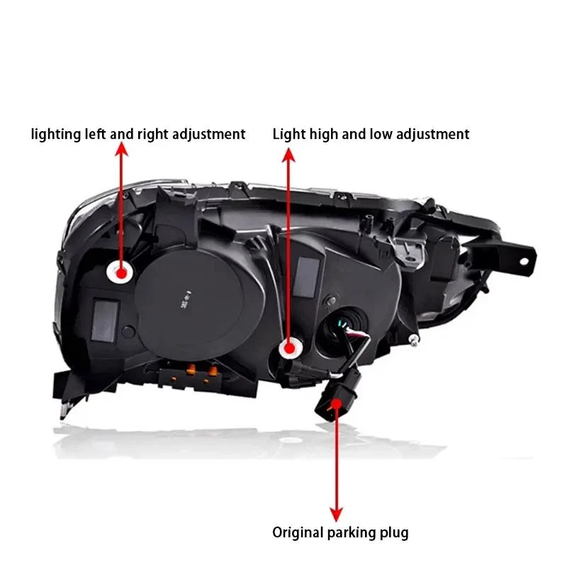 Demon Eye LED Projector Headlight For Mitsubishi Lancer 2008-2017