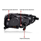 Demon Eye LED Projector Headlight For Mitsubishi Lancer 2008-2017