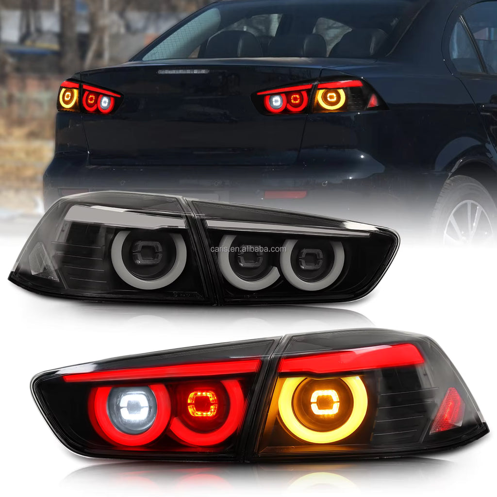Archaic JDM Full LED Tail Lights for 2008–2018 Mitsubishi Lancer