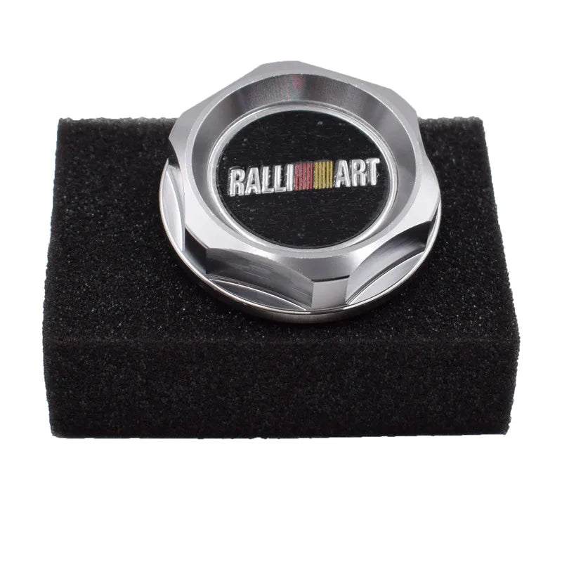 Ralliart Aluminum Engine Oil Filler Cap –Fits Mitsubishi