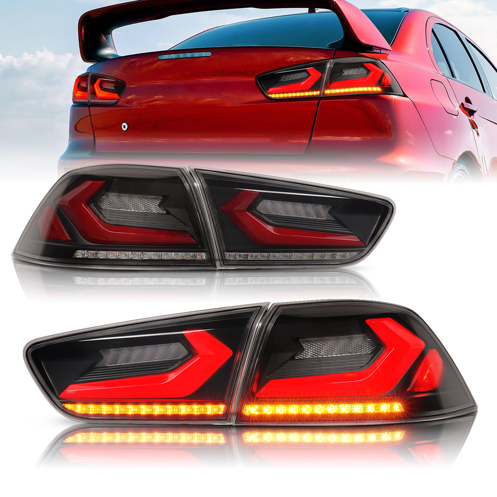 2008-2018 Mitsubishi Lancer Archaic New Design Full LED Rear Lamp with Startup Animation LED Tail Lights