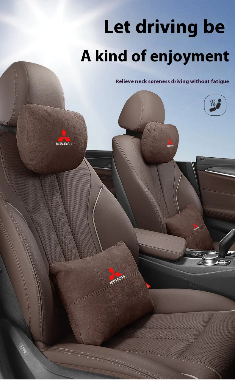 Neck Support & Lumbar Rest Cushion for Mitsubishi Lancer Outlander Pajero ASX L200