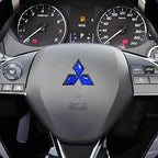 Epoxy Car Steering Wheel Center Sticker Emblem Badge For Mitsubishi Ralliart Cordia Pajero Outlander Eclipse Galant Mirage
