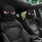 2PCS Halloween Car Headrest Covers – Funny Cartoon Eye Design Seat Headrest Protectors