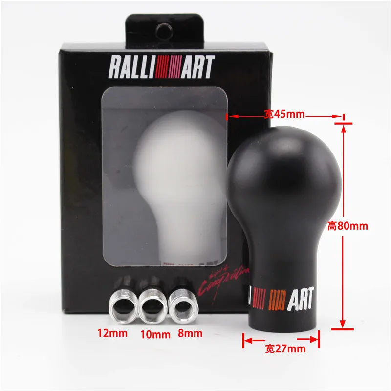 Ralliart 5/6 Speed Racing Gear Shift Knob Resin Shifter for Mitsubishi