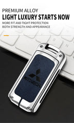 Car Alloy Key Case For Mitsubishi Outlander Pajero Lancer EX Evolution X Ralliart Asx L200 Triton Colt