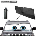 Foldable Cartoon Eyes Windshield Sunshade Umbrella