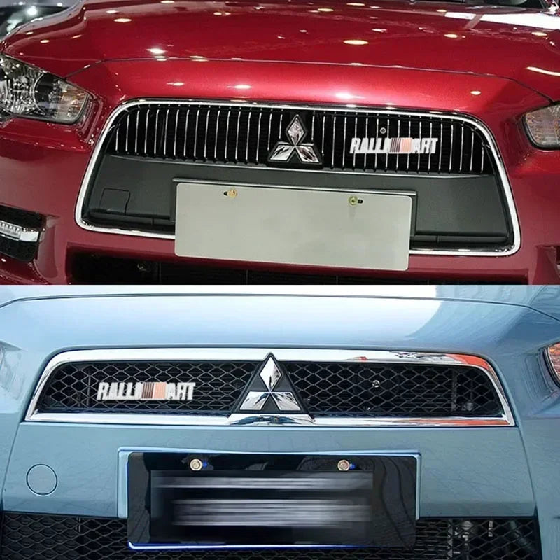 Car Front Fender Emblem Side Badge for Mitsubishi  Lancer Outlander ASX Pajero L200 Eclipse Galant