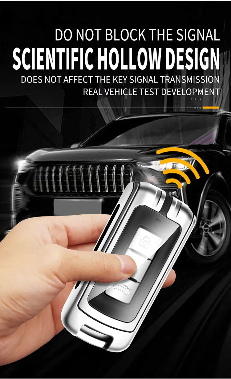 Car Alloy Key Case For Mitsubishi Outlander Pajero Lancer EX Evolution X Ralliart Asx L200 Triton Colt