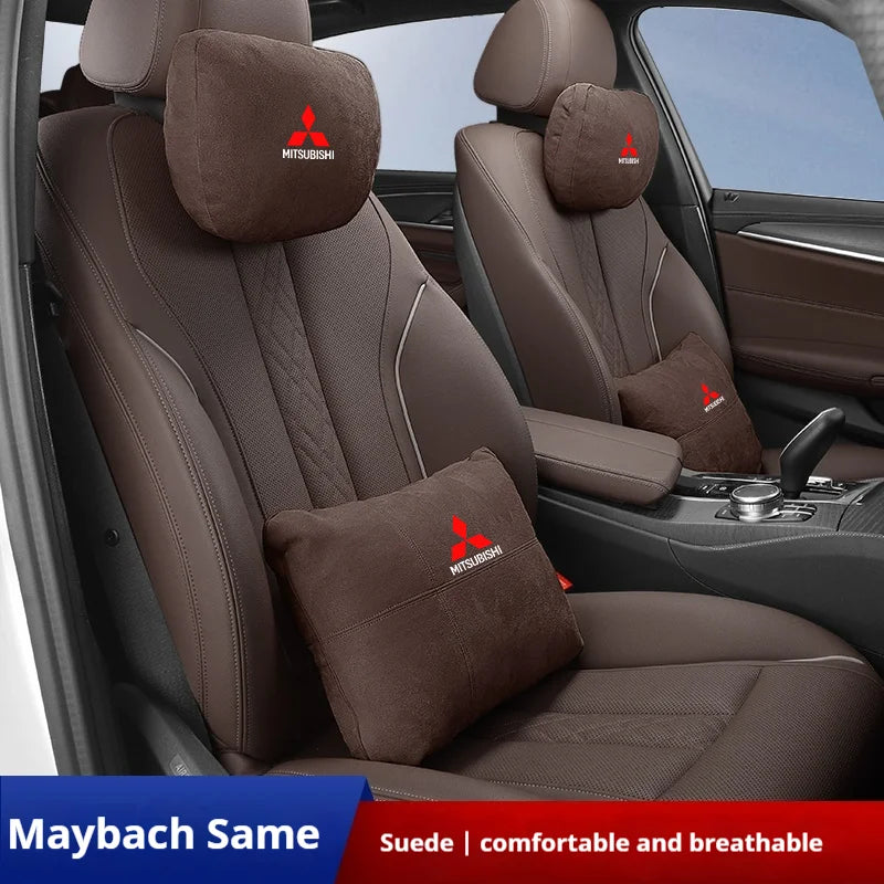 Neck Support & Lumbar Rest Cushion for Mitsubishi Lancer Outlander Pajero ASX L200
