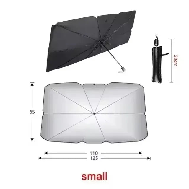 Car Windshield Sunshade Umbrella – Folding Sun Shade Protector for Interior Heat Protection