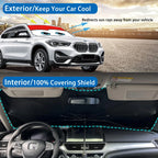 Foldable Cartoon Eyes Windshield Sunshade Umbrella