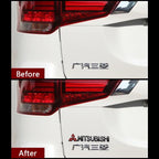 Car Front Fender Emblem Side Badge for Mitsubishi  Lancer Outlander ASX Pajero L200 Eclipse Galant
