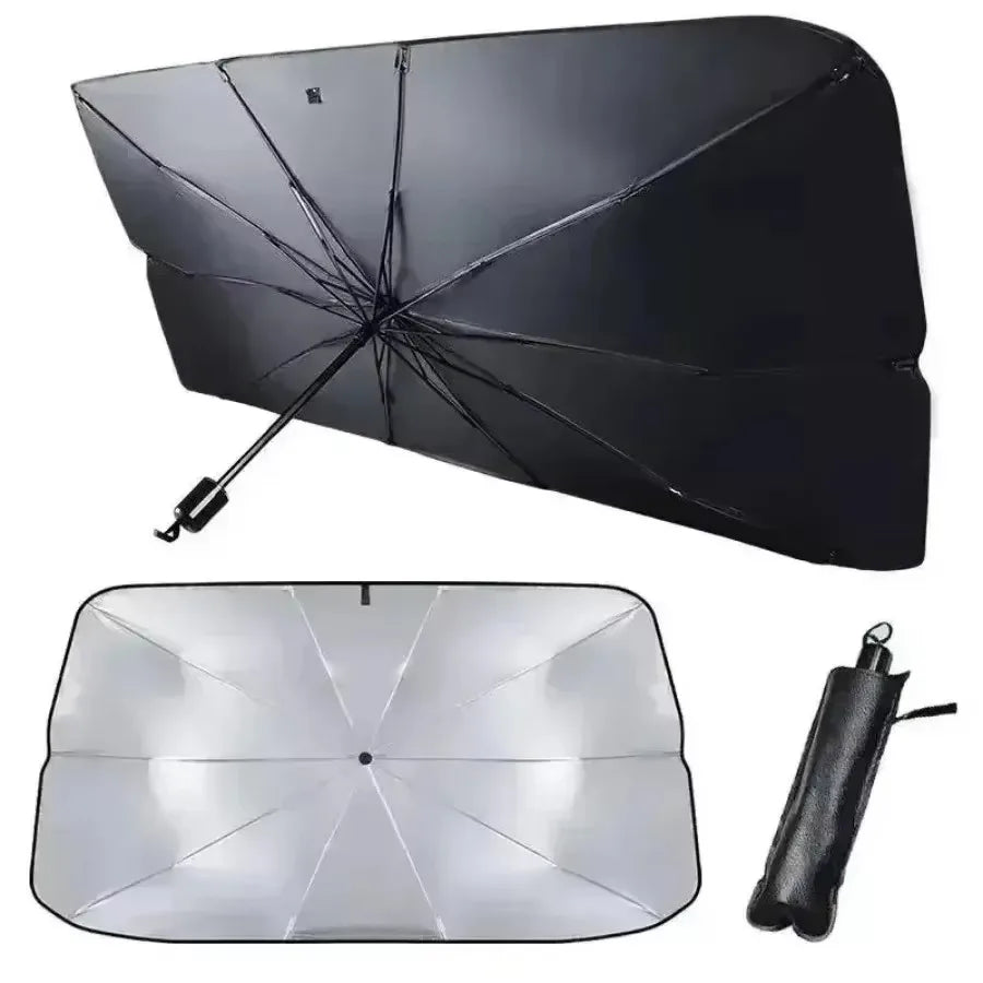 Car Windshield Sunshade Umbrella – Folding Sun Shade Protector for Interior Heat Protection
