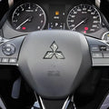 Epoxy Car Steering Wheel Center Sticker Emblem Badge For Mitsubishi Ralliart Cordia Pajero Outlander Eclipse Galant Mirage