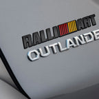 3D Metal Ralliart Car Badge Emblem Front Grille Trunk Sticker for Mitsubishi Lancer EVO ASX Pajero