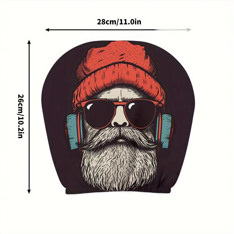 2PCS Halloween Car Headrest Covers – Funny Cartoon Eye Design Seat Headrest Protectors