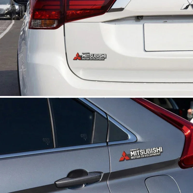 Car Front Fender Emblem Side Badge for Mitsubishi  Lancer Outlander ASX Pajero L200 Eclipse Galant