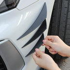 6PCS Universal Front Bumper Lip Canards Diffuser Splitter Fins Spoiler