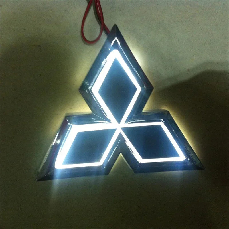 5D LED Illuminated Car Emblem Badge for Mitsubishi