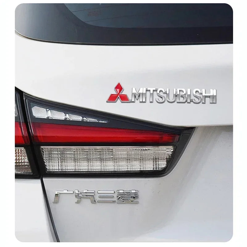 Car Front Fender Emblem Side Badge for Mitsubishi  Lancer Outlander ASX Pajero L200 Eclipse Galant