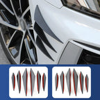 6PCS Universal Front Bumper Lip Canards Diffuser Splitter Fins Spoiler