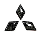 Epoxy Car Steering Wheel Center Sticker Emblem Badge For Mitsubishi Ralliart Cordia Pajero Outlander Eclipse Galant Mirage