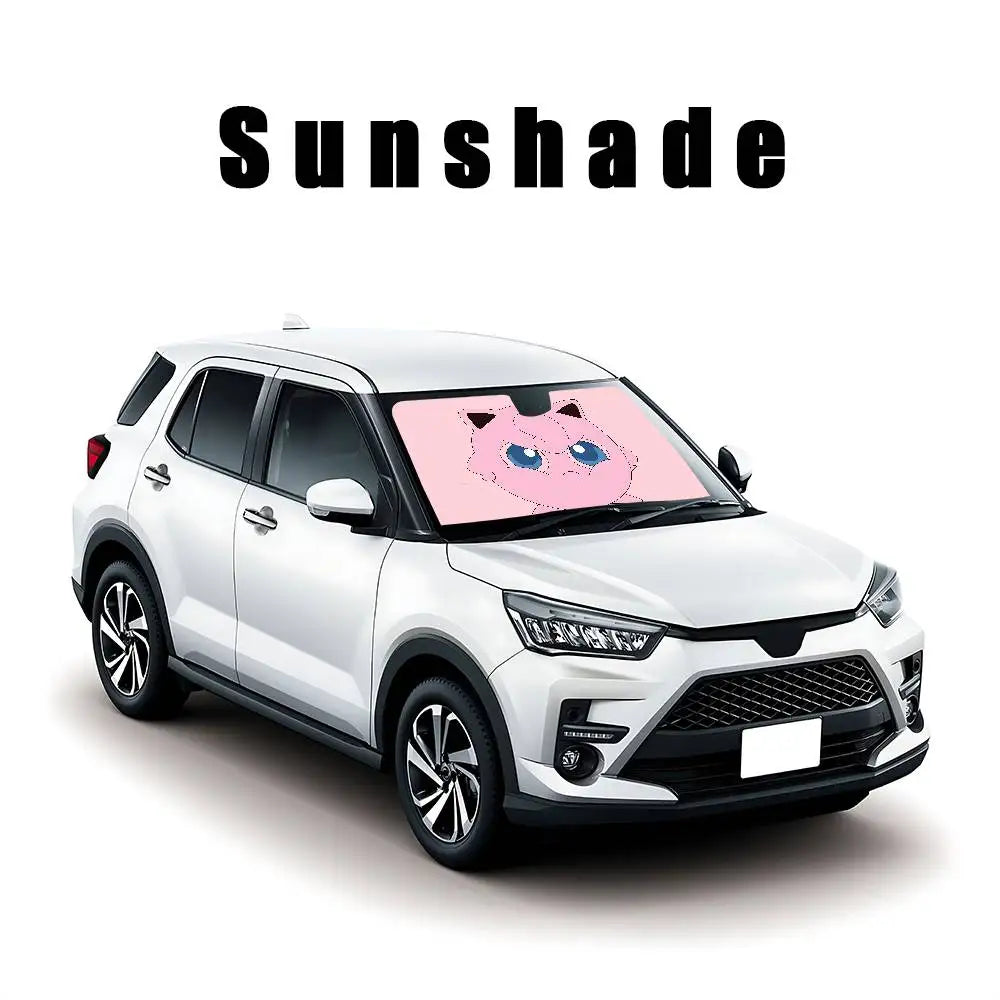 Cute Anime Pokemons Car SunShade Covers