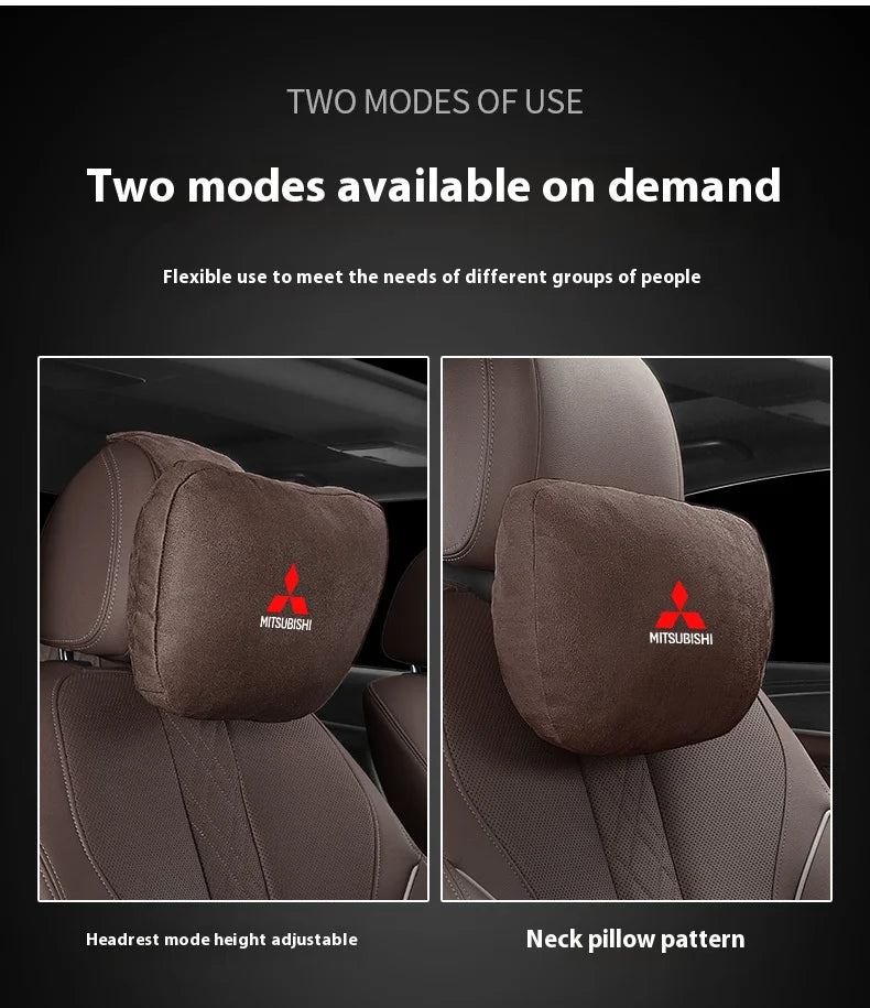 Neck Support & Lumbar Rest Cushion for Mitsubishi Lancer Outlander Pajero ASX L200