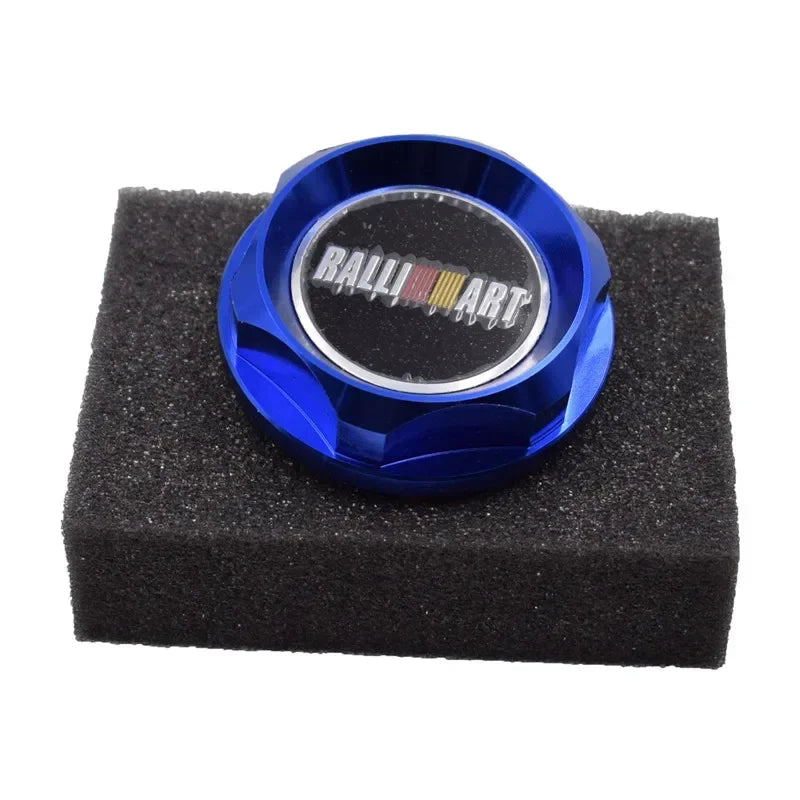 Ralliart Aluminum Engine Oil Filler Cap –Fits Mitsubishi