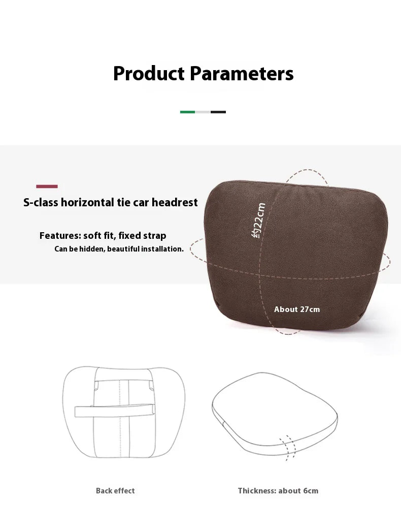 Neck Support & Lumbar Rest Cushion for Mitsubishi Lancer Outlander Pajero ASX L200