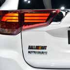 3D Metal Ralliart Car Badge Emblem Front Grille Trunk Sticker for Mitsubishi Lancer EVO ASX Pajero