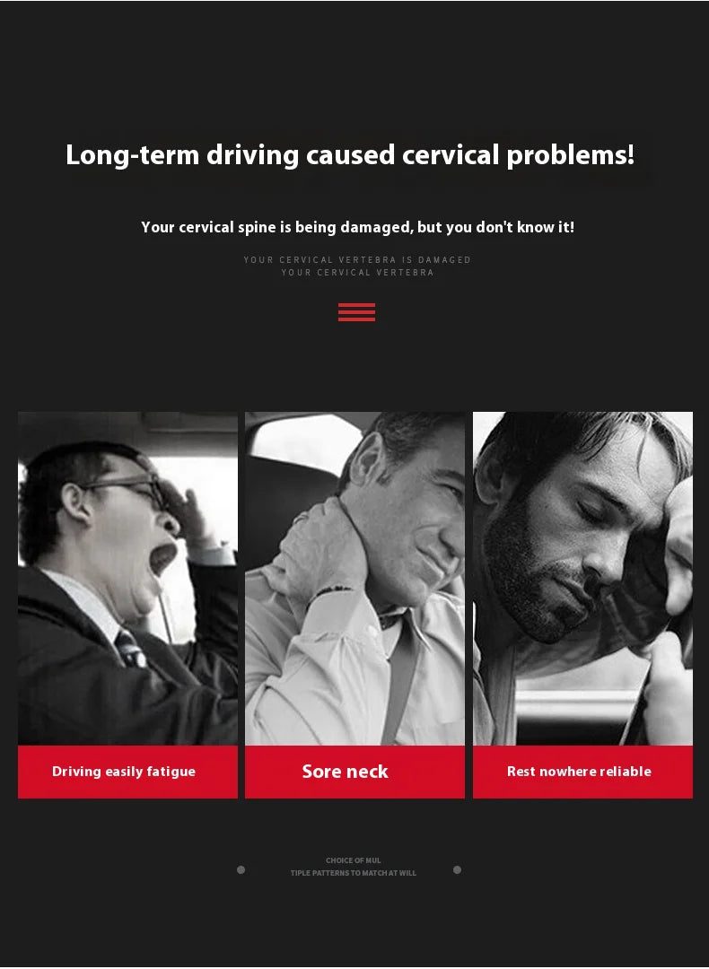 Neck Support & Lumbar Rest Cushion for Mitsubishi Lancer Outlander Pajero ASX L200