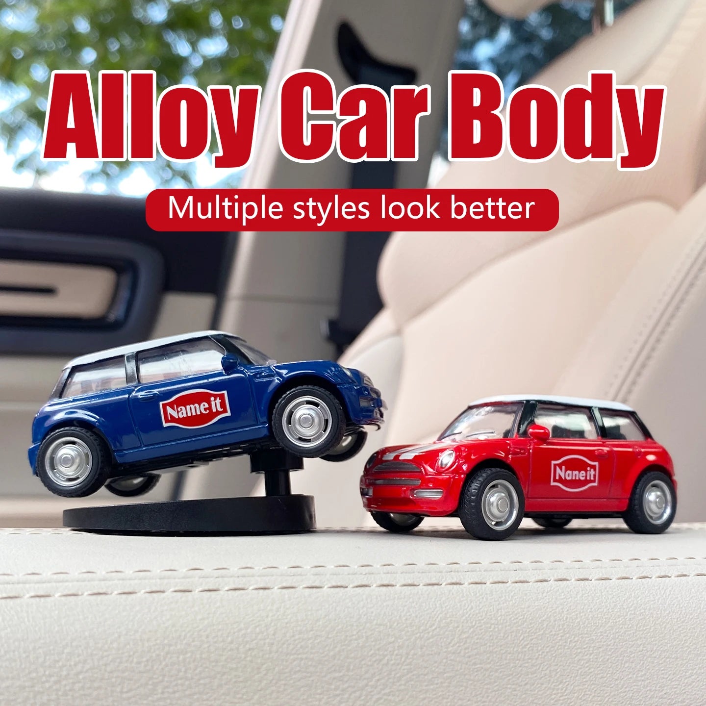 Premium Drifting Car Dashboard Ornament – Fishtail Swinging Tail Wag Interior Decor Accessory