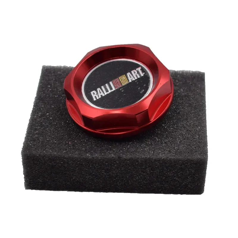 Ralliart Aluminum Engine Oil Filler Cap –Fits Mitsubishi