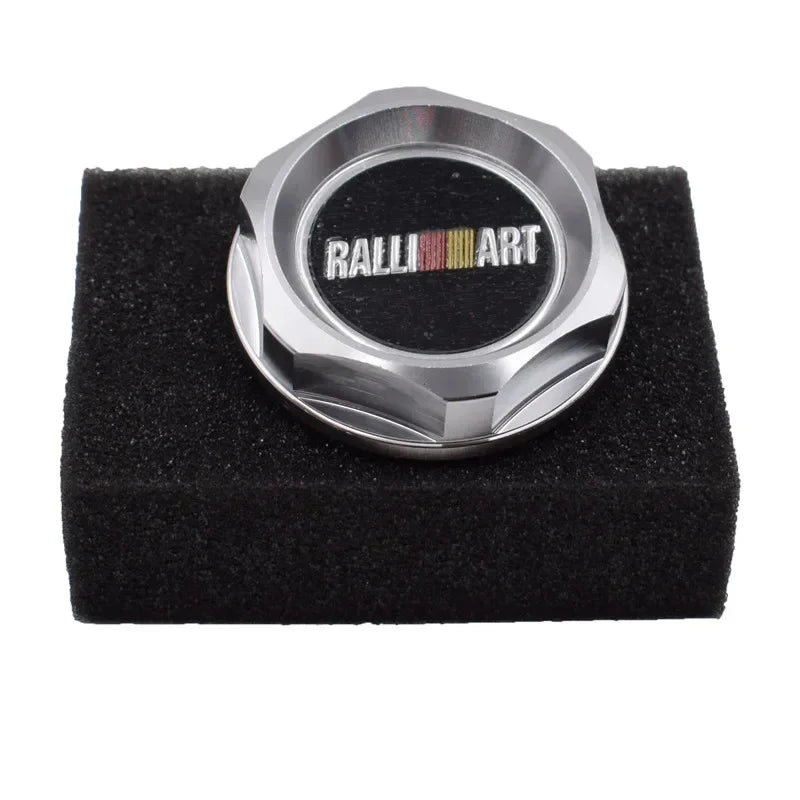 Ralliart Aluminum Engine Oil Filler Cap –Fits Mitsubishi