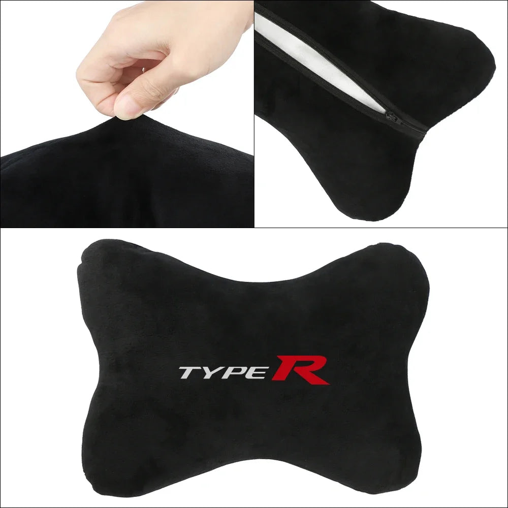 Honda Civic Type R / Type S Car Seat Headrest Neck Pillow – Ergonomic Neck Support Cushion for Enhanced Driving Comfort