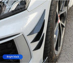 6PCS Universal Front Bumper Lip Canards Diffuser Splitter Fins Spoiler