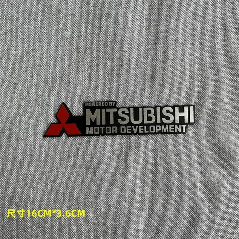 Car Front Fender Emblem Side Badge for Mitsubishi  Lancer Outlander ASX Pajero L200 Eclipse Galant