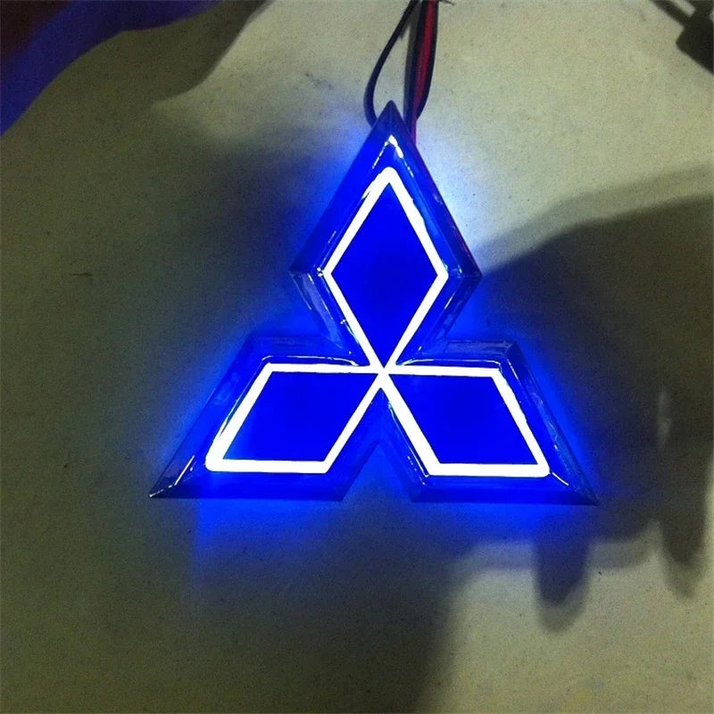 5D LED Illuminated Car Emblem Badge for Mitsubishi