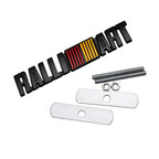 3D Metal Ralliart Car Badge Emblem Front Grille Trunk Sticker for Mitsubishi Lancer EVO ASX Pajero