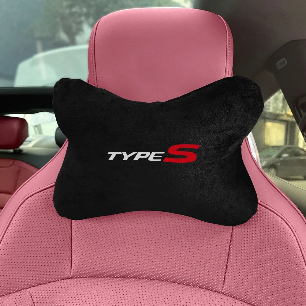 Honda Civic Type R / Type S Car Seat Headrest Neck Pillow – Ergonomic Neck Support Cushion for Enhanced Driving Comfort