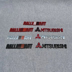 Car Front Fender Emblem Side Badge for Mitsubishi  Lancer Outlander ASX Pajero L200 Eclipse Galant