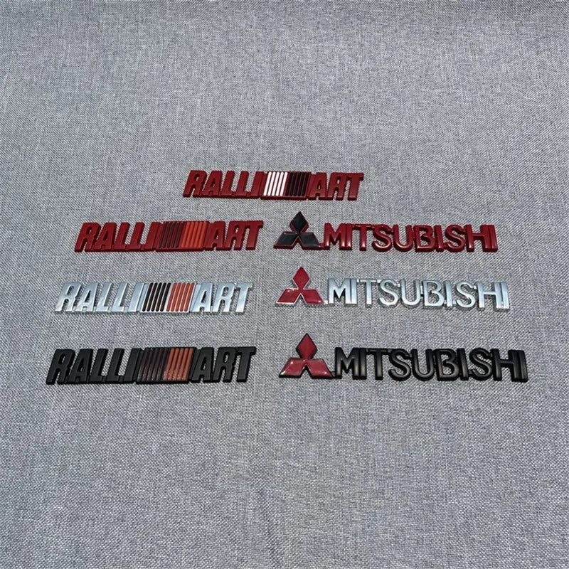 Car Front Fender Emblem Side Badge for Mitsubishi  Lancer Outlander ASX Pajero L200 Eclipse Galant