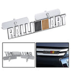 3D Metal Ralliart Car Badge Emblem Front Grille Trunk Sticker for Mitsubishi Lancer EVO ASX Pajero