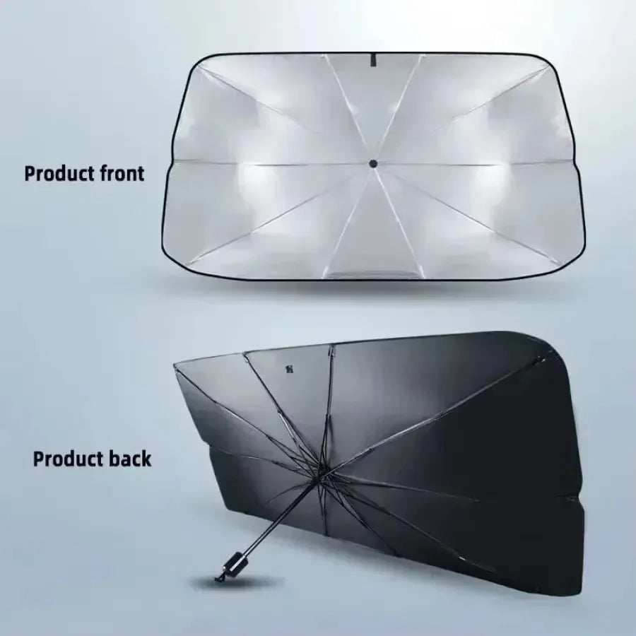 Car Windshield Sunshade Umbrella – Folding Sun Shade Protector for Interior Heat Protection